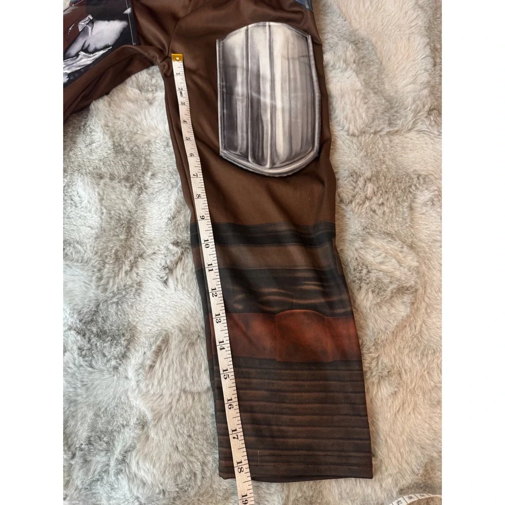 Disney Star Wars The Mandalorian Costume Kids Size 5/6 Brown Beskar Armor-0621